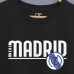 Real Madrid Retro Logo Tişört | Siyah