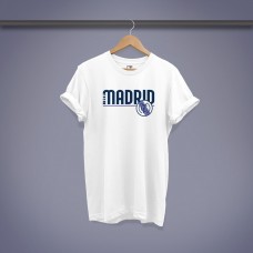 Real Madrid Retro Logo Tişört | Beyaz