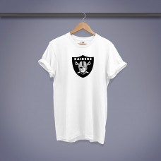 Las Vegas Raiders Logo Tişört | Beyaz
