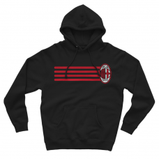 Milan Logo Hoodie | Siyah