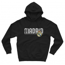 Real Madrid Logo Hoodie | Siyah