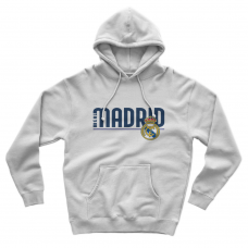 Real Madrid Logo Hoodie | Beyaz