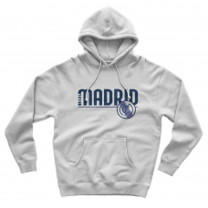 Real Madrid Retro Logo Hoodie | Beyaz
