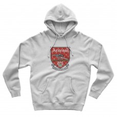 Arsenal Retro Logo Hoodie | Beyaz