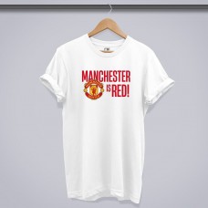 ‘Manchester is Red’ Tişört | Beyaz
