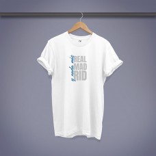 Real Madrid ‘y nada mas’ Tişört | Beyaz