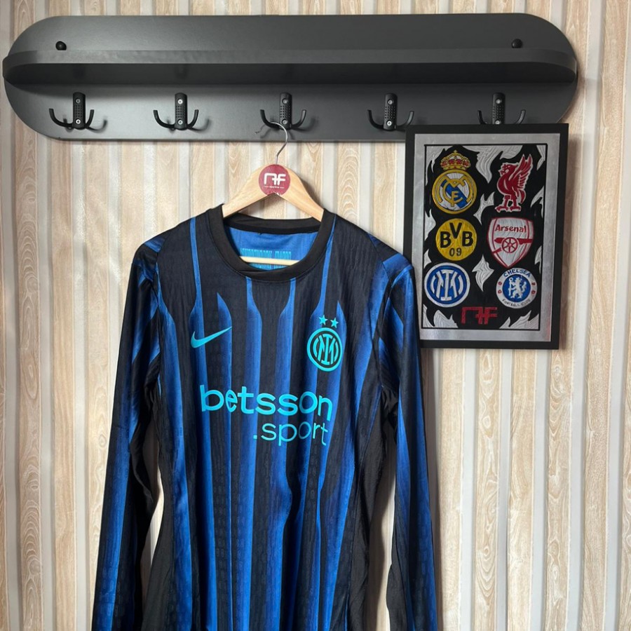 HIZLI TESLİM- Inter 25/26 İç Saha Player Versiyon Uzun Kol