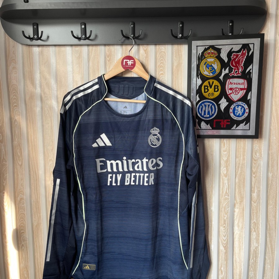 HIZLI TESLİM- Real Madrid 25/26 Dış Saha Player Versiyon Uzun Kol