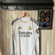 HIZLI TESLİM- Real Madrid 25/26 İç Saha Player Versiyon Uzun Kol