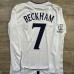 HIZLI TESLİM - İngiltere 2002 İç Saha Uzun Kol #BECKHAM / 7