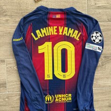 HIZLI TESLİM - Barcelona 25/26 İç Saha Uzun Kol #LAMINE YAMAL / 10