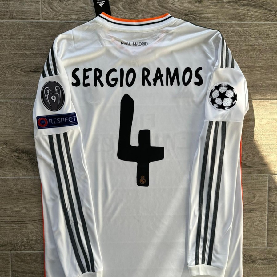 HIZLI TESLİM - Real Madrid 13/14 İç Saha Uzun Kol #SERGIO RAMOS/4